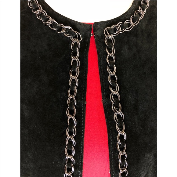 Hal Rubenstein Suede Jacket w/ whip-stitching - Picture 5 of 8